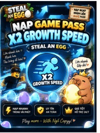 Game Pass X2 Growth Speed (Steal An Egg)